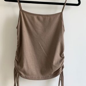 Ruched tank top